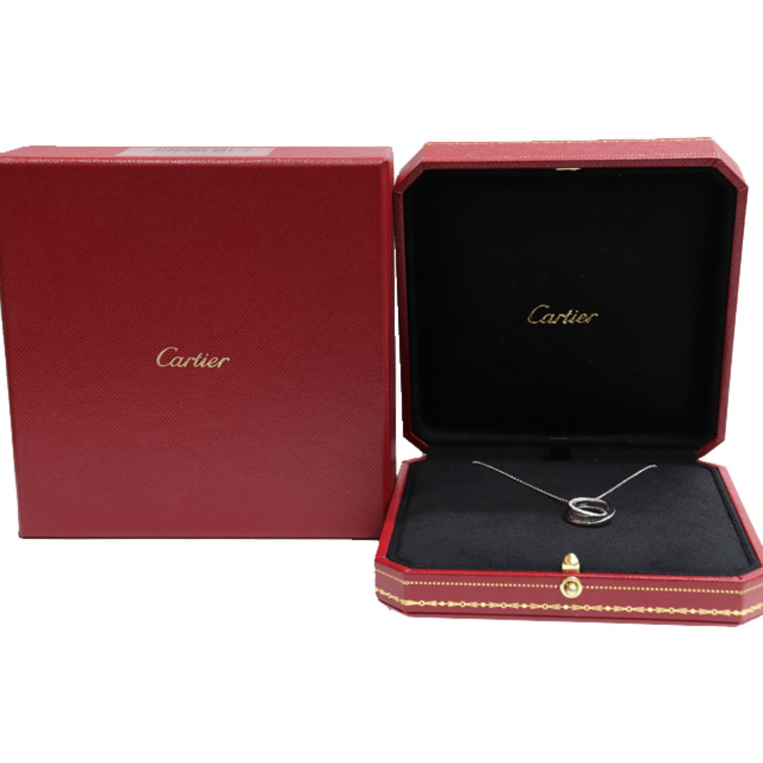 Cartier(カルティエ)の（美品）カルティエ CARTIER エタンセル ドゥ カルティエ ダイヤ ネックレス K18 WG × ダイヤ 約0.14ct B3045800 8672 レディースのアクセサリー(ネックレス)の商品写真