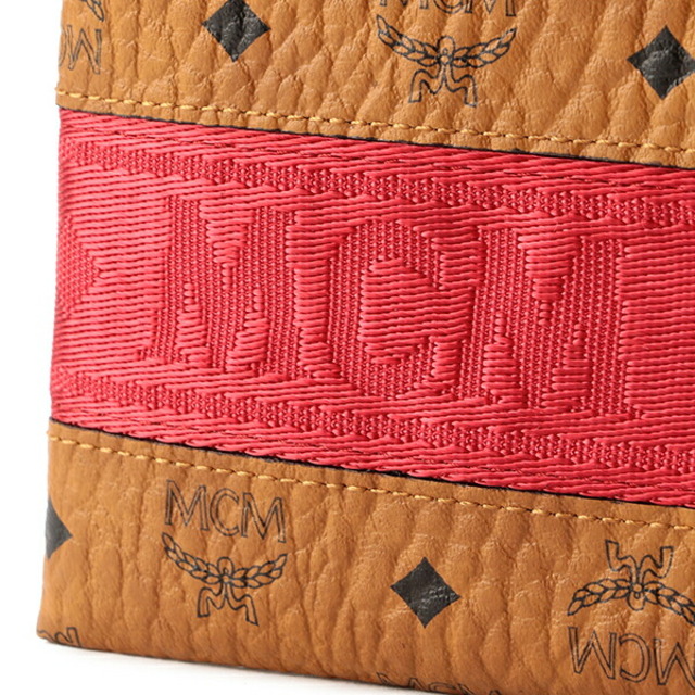 MCM(エムシーエム)の新品 エムシーエム MCM コインケース ウェビング ヴィセトス コニャック レディースのファッション小物(コインケース)の商品写真