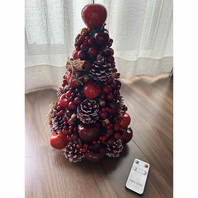 アフタヌーンティー　クリスマスツリー　2021 ハンドメイドのインテリア/家具(インテリア雑貨)の商品写真