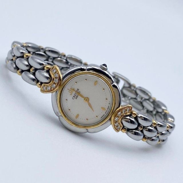 税込) SEIKO - 【高級】クレドール レディース 時計 腕時計 ダイヤ 18