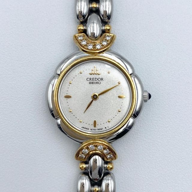 SEIKO - 【高級】クレドール レディース 時計 腕時計 ダイヤ 18金