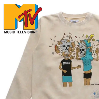 【新品】BAITxMTV BEAVIS&BUTTHEAD クルーネック 2XL(スウェット)