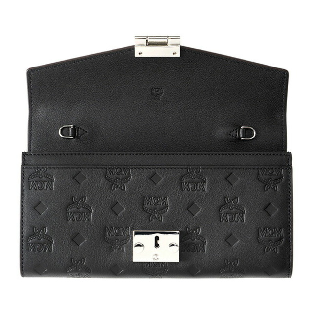 MCM - 新品 エムシーエム MCM 長財布 モノグラムレザー ブラック MCM - 新品 エムシーエム MCM 長財布 モノグラムレザー ブラック