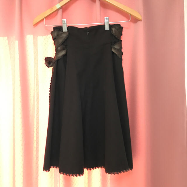 Innocent World(イノセントワールド)のサイド編み上げスカート レディースのスカート(ひざ丈スカート)の商品写真
