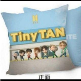 ボウダンショウネンダン(防弾少年団(BTS))のBTS tiny tan クッションカバー 両面プリント ✩.*˚(アイドルグッズ)