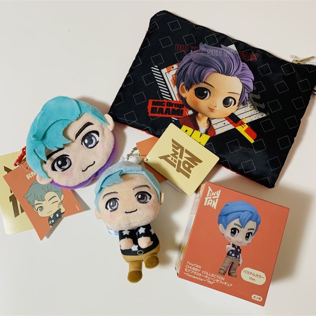 防弾少年団(BTS)(ボウダンショウネンダン)の【発送可】tinytan RM &you キーチェーンマスコット フィギュア エンタメ/ホビーのおもちゃ/ぬいぐるみ(キャラクターグッズ)の商品写真