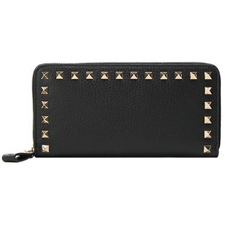 新品 ヴァレンティノ VALENTINO 長財布 ROCKSTUD WALLET ネロ