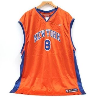 リーボック(Reebok)のリーボック Reebok カットソー
 ナイロン NEW YORK NBA オレンジ系(Tシャツ/カットソー(七分/長袖))