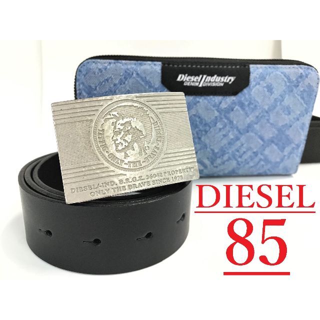 DIESEL(ディーゼル)のディーゼル　ベルト　0419　サイズ85　ブラック　新品タグ付　 メンズのファッション小物(ベルト)の商品写真