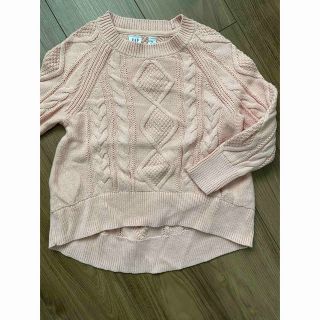 ギャップキッズ(GAP Kids)のGAP Kids ニットトップス　ピンク(Tシャツ/カットソー)