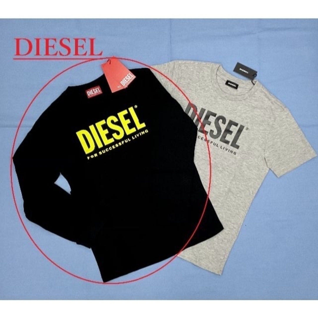 DIESEL(ディーゼル)のディーゼル　キッズ　長袖Tシャツ1322　サイズ10Y　ロゴ　新品　00J4Y0 キッズ/ベビー/マタニティのキッズ服男の子用(90cm~)(Tシャツ/カットソー)の商品写真