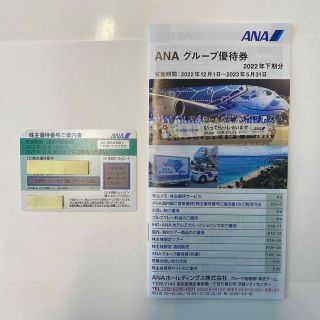 エーエヌエー(ゼンニッポンクウユ)(ANA(全日本空輸))のANA 株主優待券　株主優待番号ご案内書1枚　優待券 1冊　セット(その他)