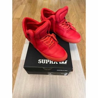 スープラ(SUPRA)のSUPRA FALCON RED 27.5cm mschf atom ミスチーフ(スニーカー)