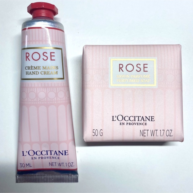 L'OCCITANE(ロクシタン)の【匿名配送】ロクシタン ローズ メルシーキット【L'OCCITANE】 コスメ/美容のボディケア(ハンドクリーム)の商品写真