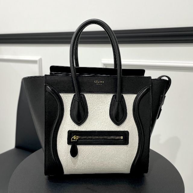 最新品即納】 celine - CELINE セリーヌ ラゲージ マイクロショッパー ...