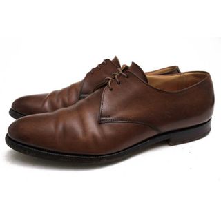 クロケット＆ジョーンズ／CROCKETT＆JONES シューズ ビジネスシューズ 靴 ビジネス メンズ 男性 男性用レザー 革 本革 ブラウン 茶  J5849 317 プレーントゥ グッドイヤーウェルト製法(ドレス/ビジネス)