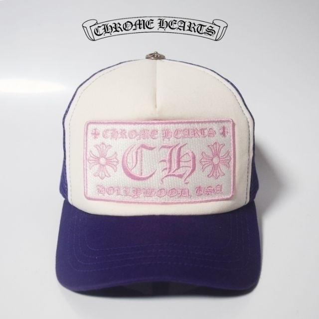 Chrome Hearts メッシュキャップ　ピンク・パープル