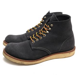 レッドウィング(REDWING)のレッドウィング／RED WING ワークブーツ シューズ 靴 メンズ 男性 男性用スエード スウェード レザー 革 本革 ネイビー 紺  8154 6inch Classic Round Toe プレーントゥ 定番 グッドイヤーウェルト製法(ブーツ)