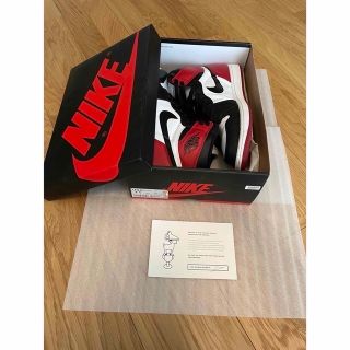 ジョーダン(Jordan Brand（NIKE）)のAir Jordan 1 Retro High OG BLACK TOE(スニーカー)