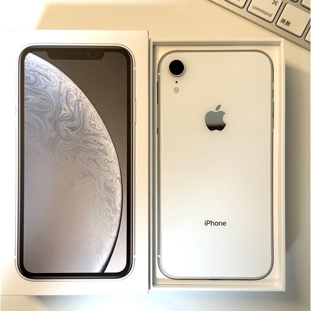 【美品】iPhone XR 128gb ホワイト SIMフリー 1