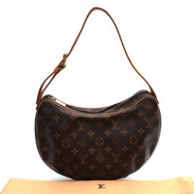 LOUIS VUITTON - ルイヴィトン LOUIS VUITTON ショルダーバッグ モノグラム ポシェットクロワッサン M51512 ブラウン