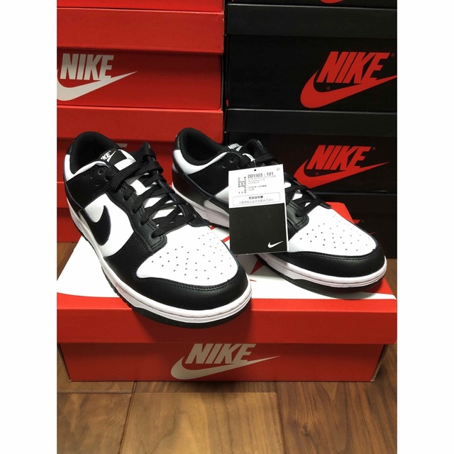 Nike WMNS Dunk Low White/Black ダンク panda