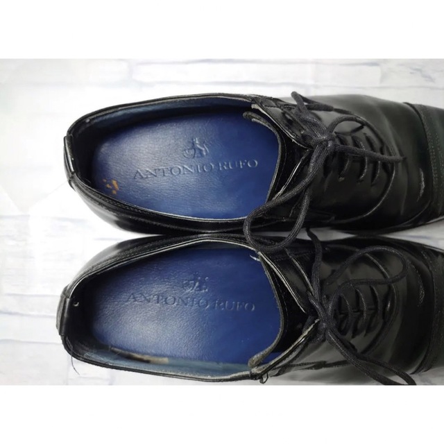 【特価品】ANTONIO RUFO/ストレートチップ/革靴/24.5cm