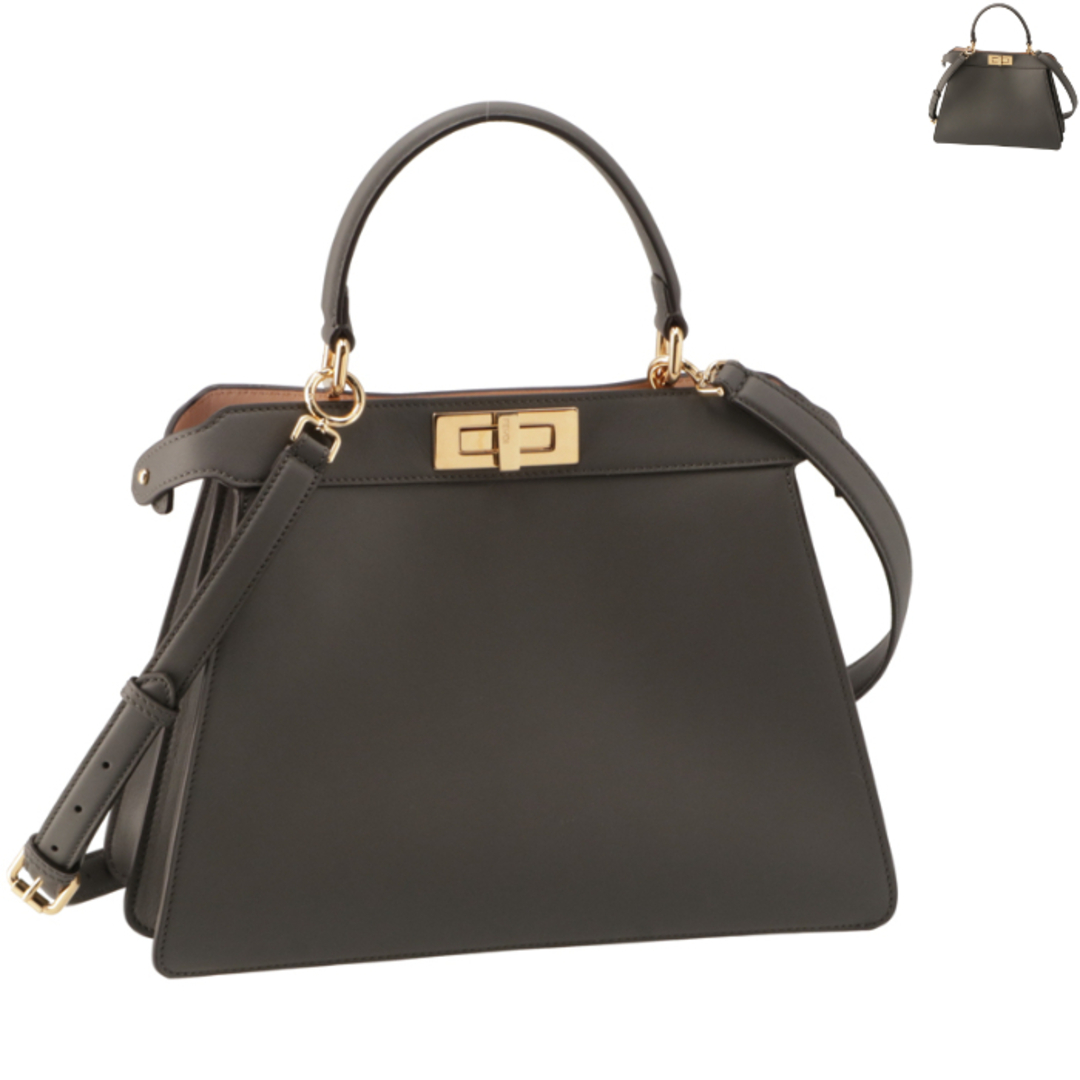 FENDI(フェンディ)のフェンディ FENDI ピーカブー アイシーユー  ミディアム ハンドバッグ バッグ ショルダーバッグ 8BN321 A6V3  レディースのバッグ(ハンドバッグ)の商品写真