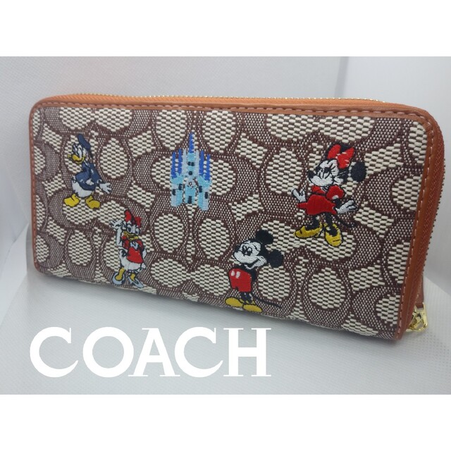 COACH(コーチ)のDISNEY X COACHアコーディオン ジップ ウォレットコーチ×ディズニー レディースのファッション小物(財布)の商品写真