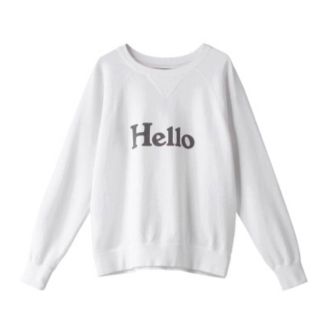 マディソンブルー(MADISONBLUE)の01サイズ HELLO SWEAT L/S URAKE DYED(トレーナー/スウェット)