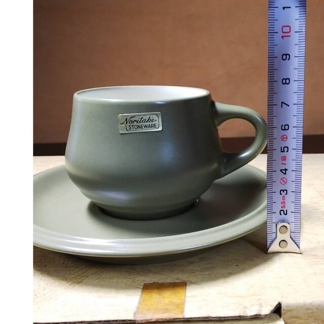 Noritake(ノリタケ)の【sufa様専用】ノリタケ stoneware カップ＆ソーサーセット6客 インテリア/住まい/日用品のキッチン/食器(グラス/カップ)の商品写真