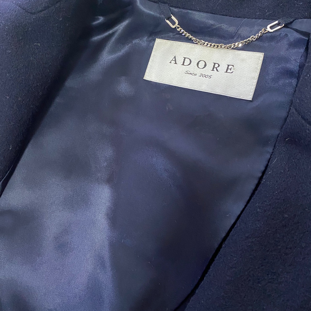 ADORE(アドーア)のADOREコート　36サイズ レディースのジャケット/アウター(ロングコート)の商品写真