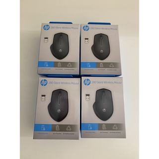 HP - 新品　hp  静音　ワイヤレス　マウス　4個セット