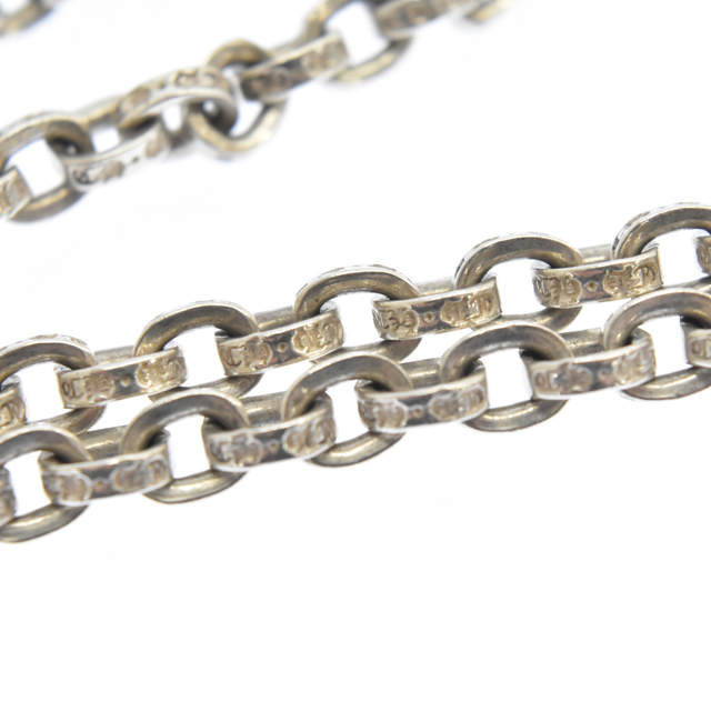 CHROME HEARTS クロムハーツ PAPER CHAIN 24/ペーパーチェーン24inch シルバーネックレス - 5