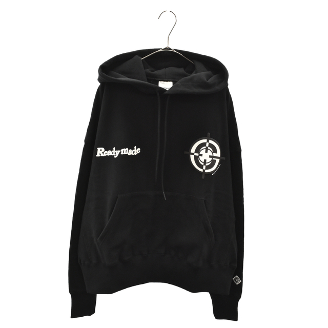 READY MADE レディメイド 22AW CLF TARGET HOODIE ターゲット デザイン プルオーバーパーカー フーディ ブラック RE-CO-BK-00-211