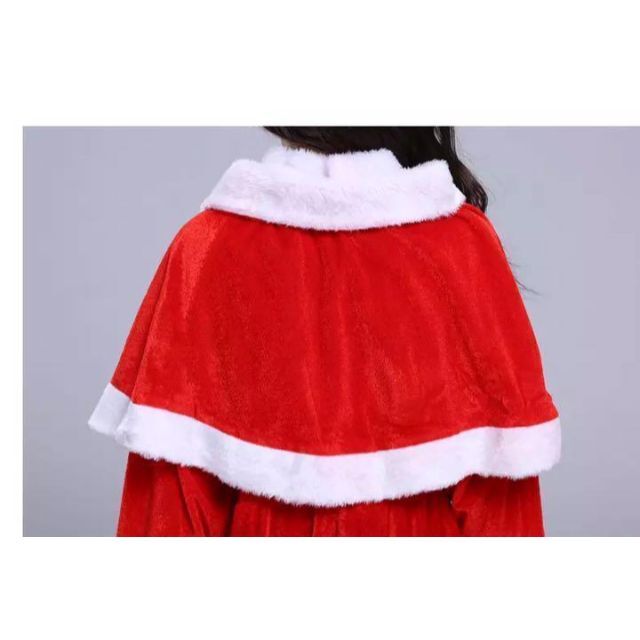 クリスマスワンピース　110cm サンタクロース　コスプレ　コスチューム　子供用 キッズ/ベビー/マタニティのキッズ服女の子用(90cm~)(ワンピース)の商品写真