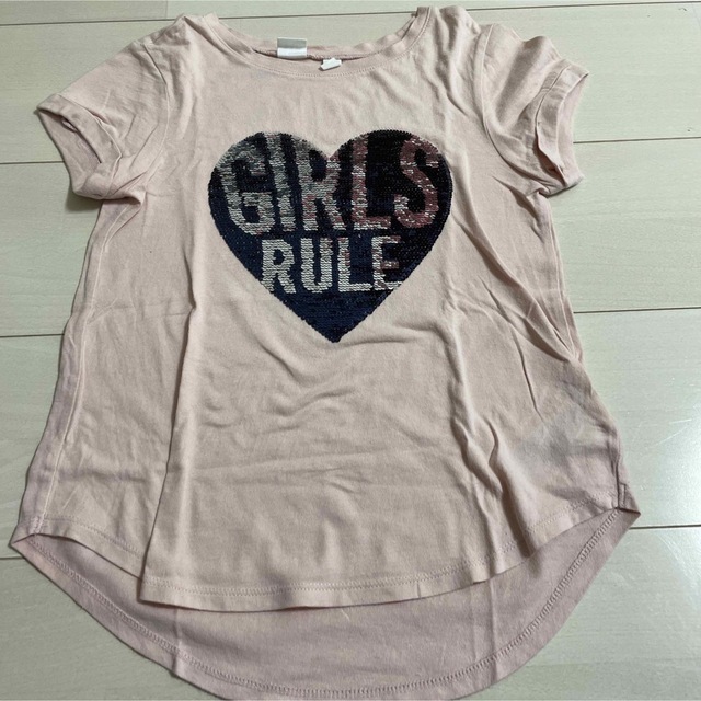 GAP Kids(ギャップキッズ)のGAP Tシャツ　M 130 スパンコール キッズ/ベビー/マタニティのキッズ服女の子用(90cm~)(Tシャツ/カットソー)の商品写真