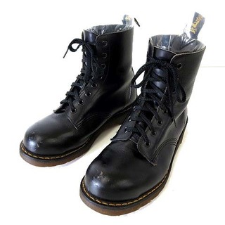 ドクターマーチン(Dr.Martens)のドクターマーチン ブーツ 8ホール 本革 レザー 英国製 24.0cm 黒 靴(ブーツ)