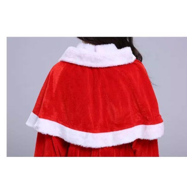 クリスマスワンピース　150cm サンタクロース　コスプレ　コスチューム　子供用 キッズ/ベビー/マタニティのキッズ服女の子用(90cm~)(ワンピース)の商品写真