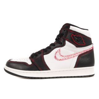 ナイキ(NIKE)のNIKE ナイキ AIR JORDAN 1 HIGH OG DEFIANT TOUR YELLOW (CD6579-071) 2019年 エアジョーダン1 ハイ ディファイアント ブラック ツアーイエロー サイズ：US8.5 26.5cm スニーカー【メンズ】【中古】【美品】(スニーカー)