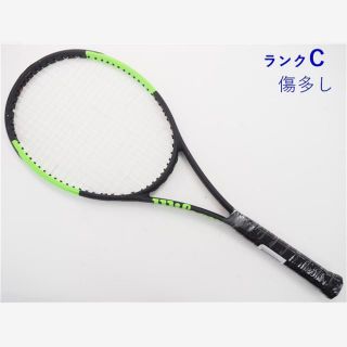 ウィルソン(wilson)の中古 テニスラケット ウィルソン ブレイド 98 16×19 カウンターベール 2017年モデル【トップバンパー割れ有り】【多数グロメット割れ有り】 (G2)WILSON BLADE 98 16×19 CV 2017(ラケット)