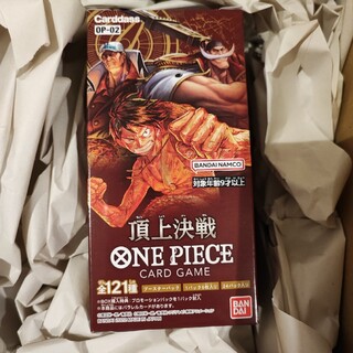 ONE PIECE - 【新品未開封】ONE PIECE　カードゲーム　頂上決戦　OP-02 1BOX