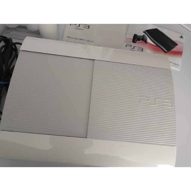 PlayStation3(プレイステーション3)のPS3 クラシックホワイト 250GB (CECH-4200BLW) エンタメ/ホビーのゲームソフト/ゲーム機本体(家庭用ゲーム機本体)の商品写真