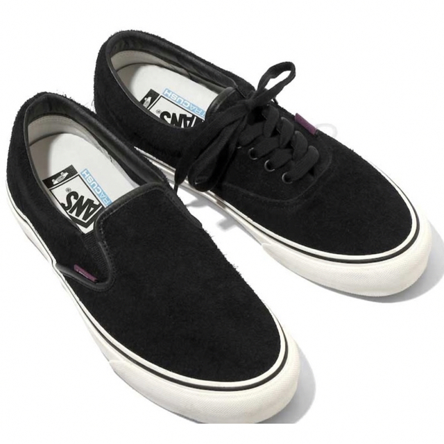 Needles × VANS  Era Slip-On BLACK