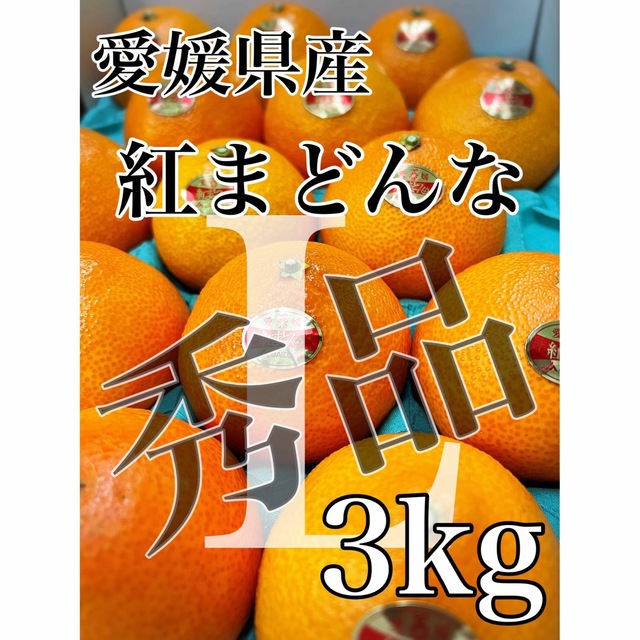 高級柑橘！！愛媛県産【紅まどんな】秀品Lサイズ 15玉 3kg