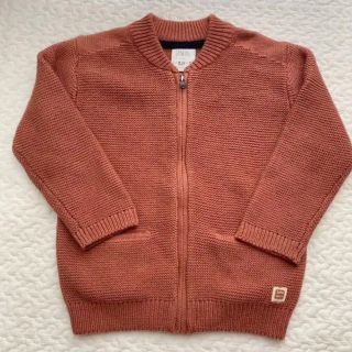 ザラキッズ(ZARA KIDS)の【未使用】zarababy ニットカーディガン  92 18-24m(ニット)