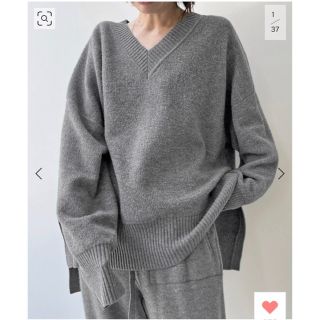 アパルトモンドゥーズィエムクラス(L'Appartement DEUXIEME CLASSE)のWool pile Reversible Knit Pullover 新品タグ付(ニット/セーター)