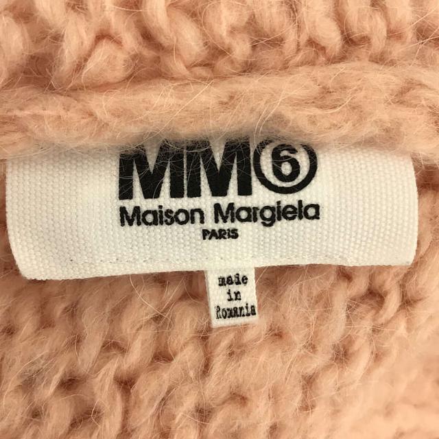 【美品】  MM6 Maison Margiela / エムエムシックス メゾンマルジェラ | 2020AW | HAND MADE KNIT アルパカ混 ウール ローゲージ ハンド メイド ニット | S | ピンク | レディース レディースのトップス(ニット/セーター)の商品写真