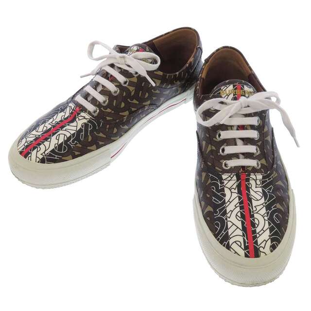 BURBERRY - バーバリー スニーカー E-CANVAS メンズサイズ41 1/2