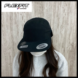 フレックスフィット(FLEXFIT)の【新品】日本限定モデル フレックスフィット ジェットキャップ 黒 ブラック(キャップ)